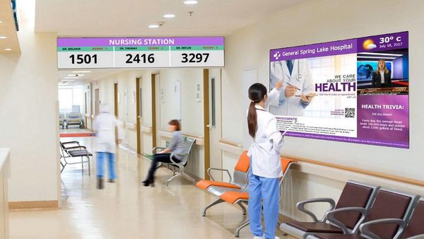 Digital signage centri analisi e strutture sanitarie